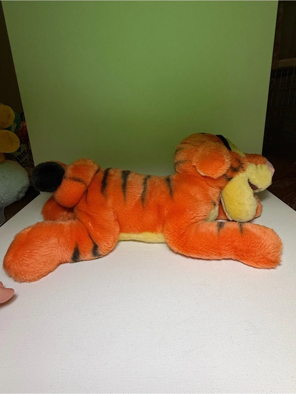 Walt Disney Store Exclusive Tigger 15 INCH Plush Authentic - In Lying Position